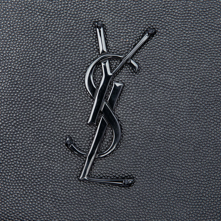 Saint Laurent Grain de Poudre Monochrome Kate Pochette Monogram Noir – vue 5 – GABY PARIS