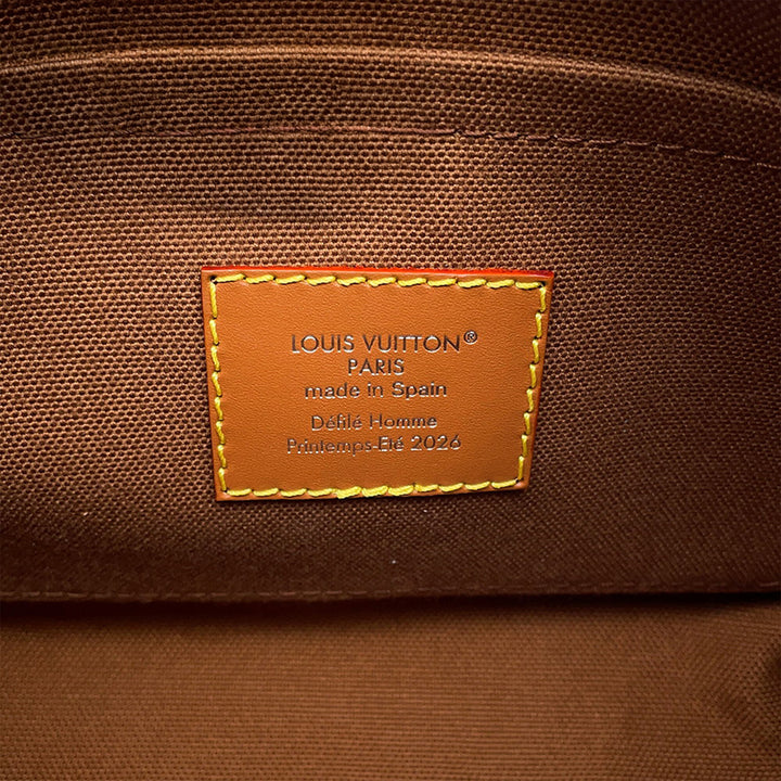 Louis Vuitton Pigment Keepall Bandouliere 25 Monogram Bleu