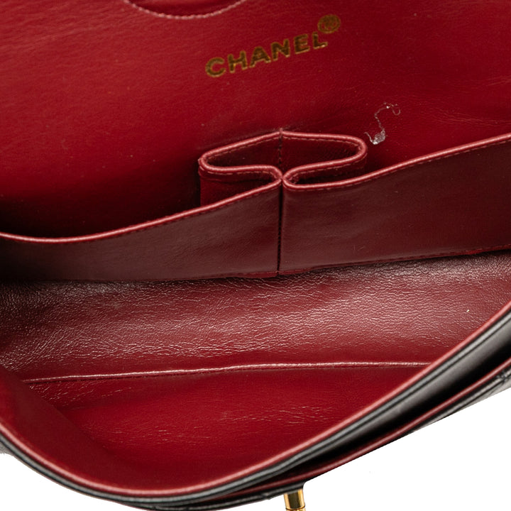 Chanel Medium Classic Cuir d’agneau Double rabat