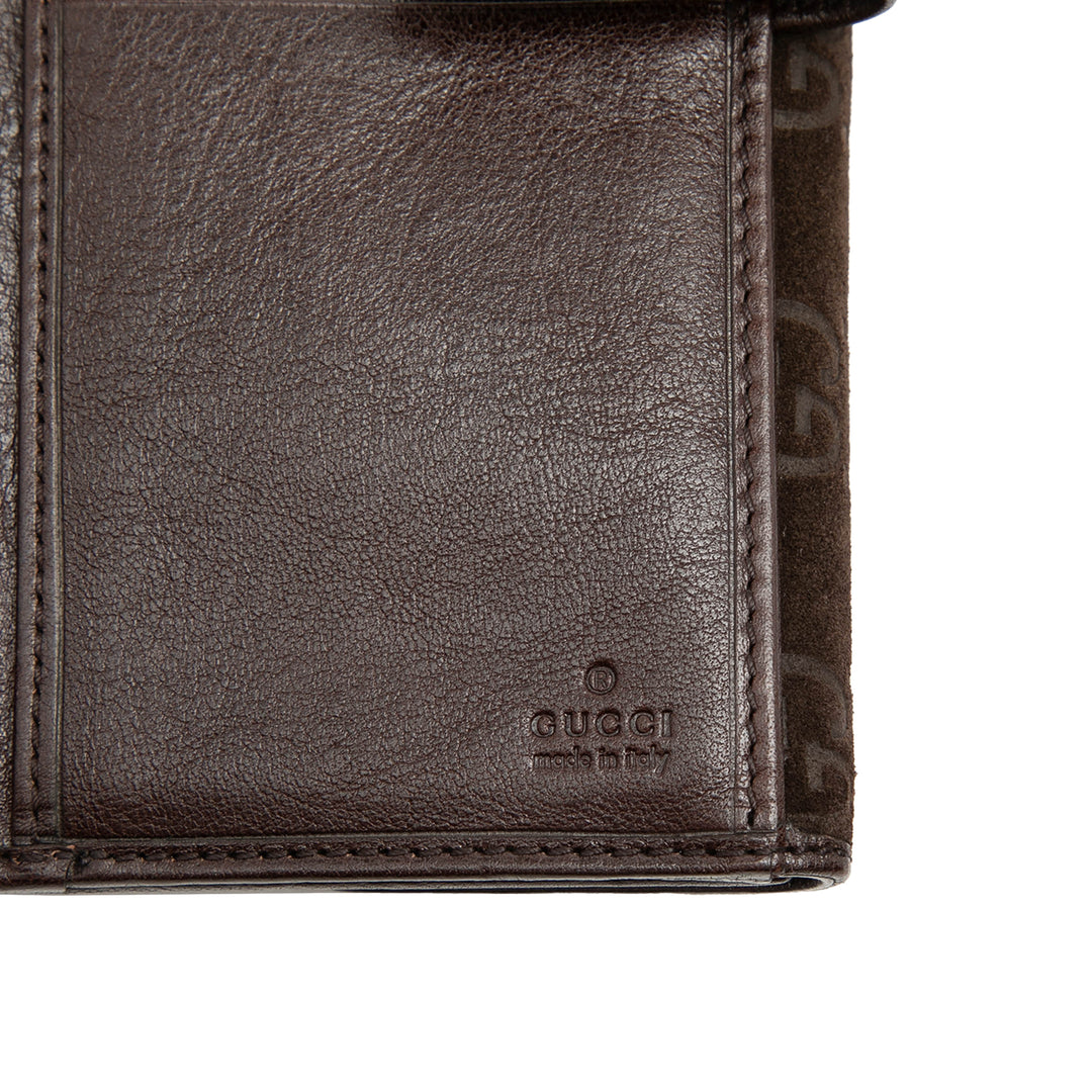 Gucci GG Daim Pelham Continental Portefeuille long