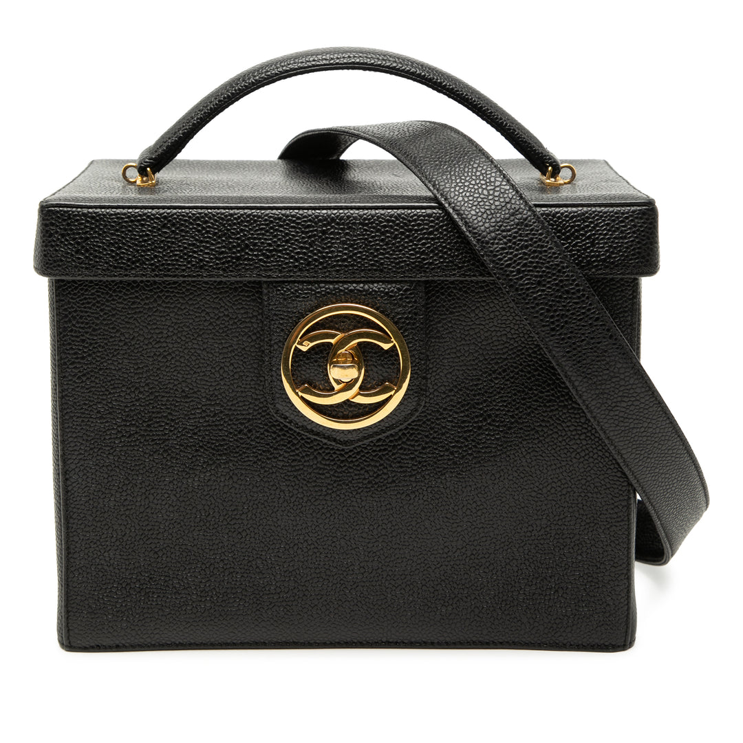 Chanel CC Caviar Vanity Boîte Étui