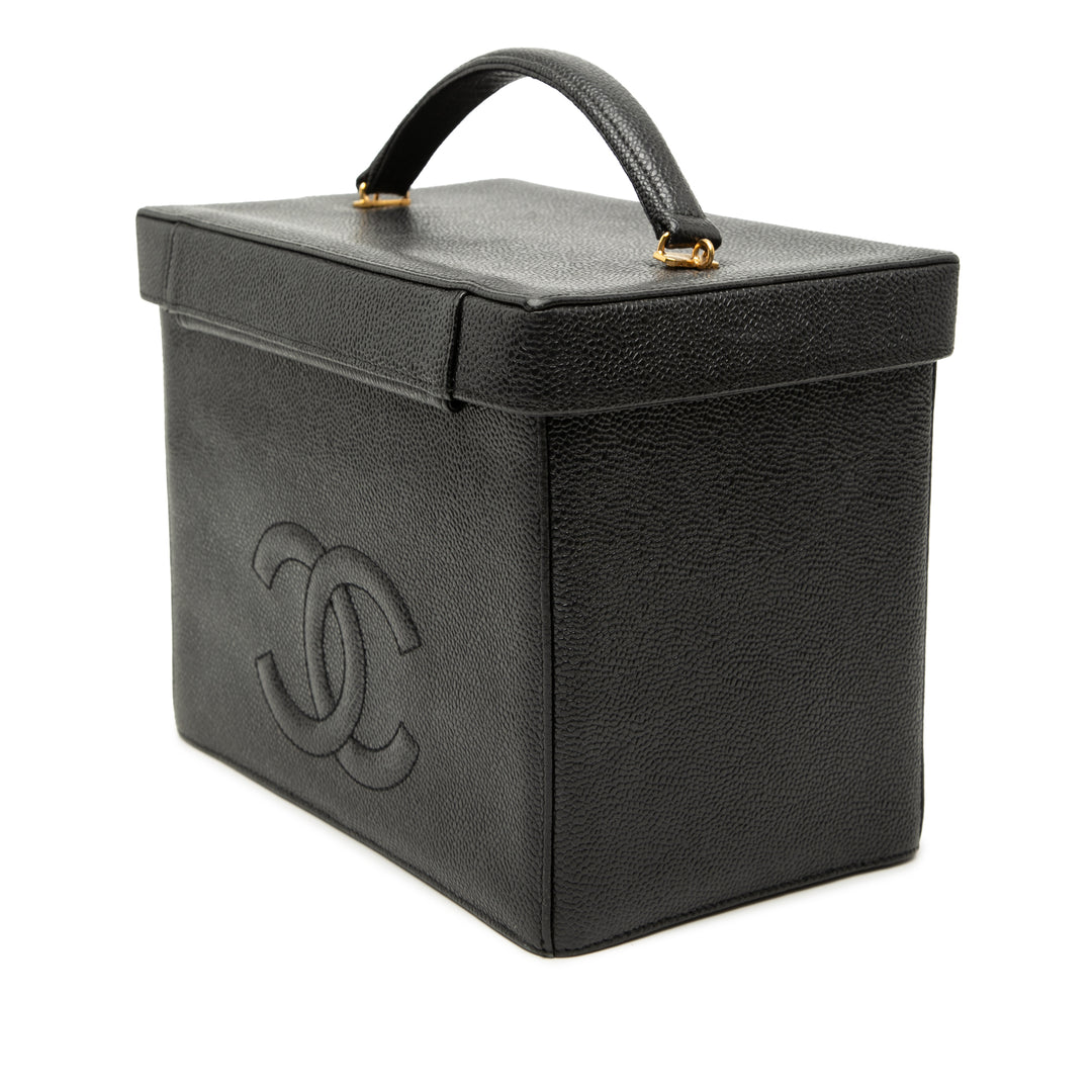 Chanel CC Caviar Vanity Boîte Étui