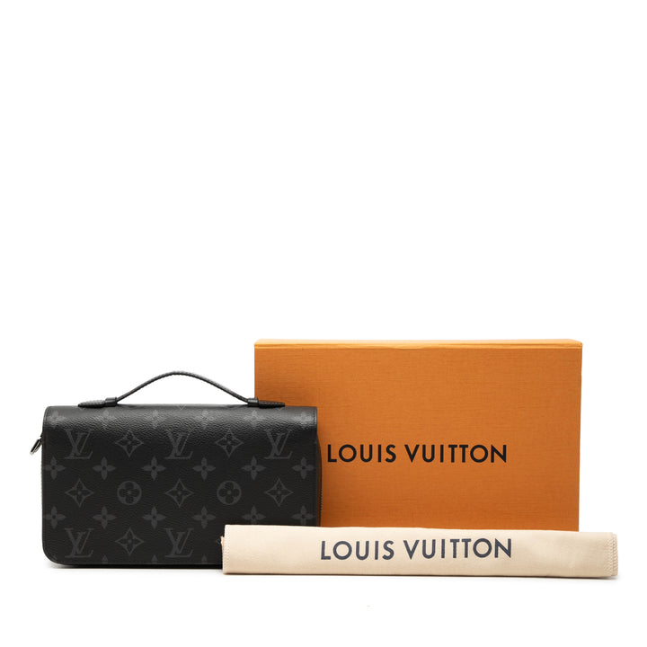 Louis Vuitton Monogram Eclipse Zippy XL Portefeuille