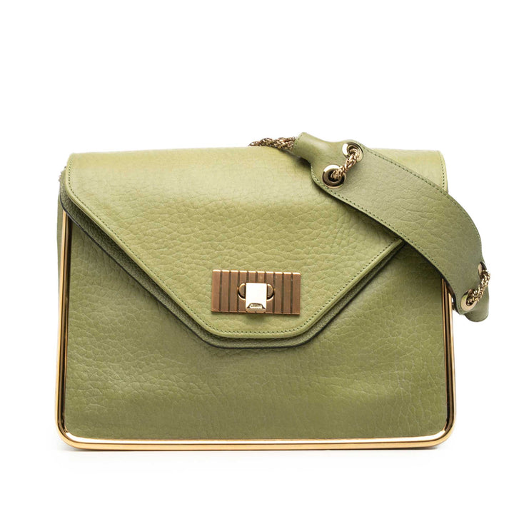Pebbled Sally Sac Moyen Vert