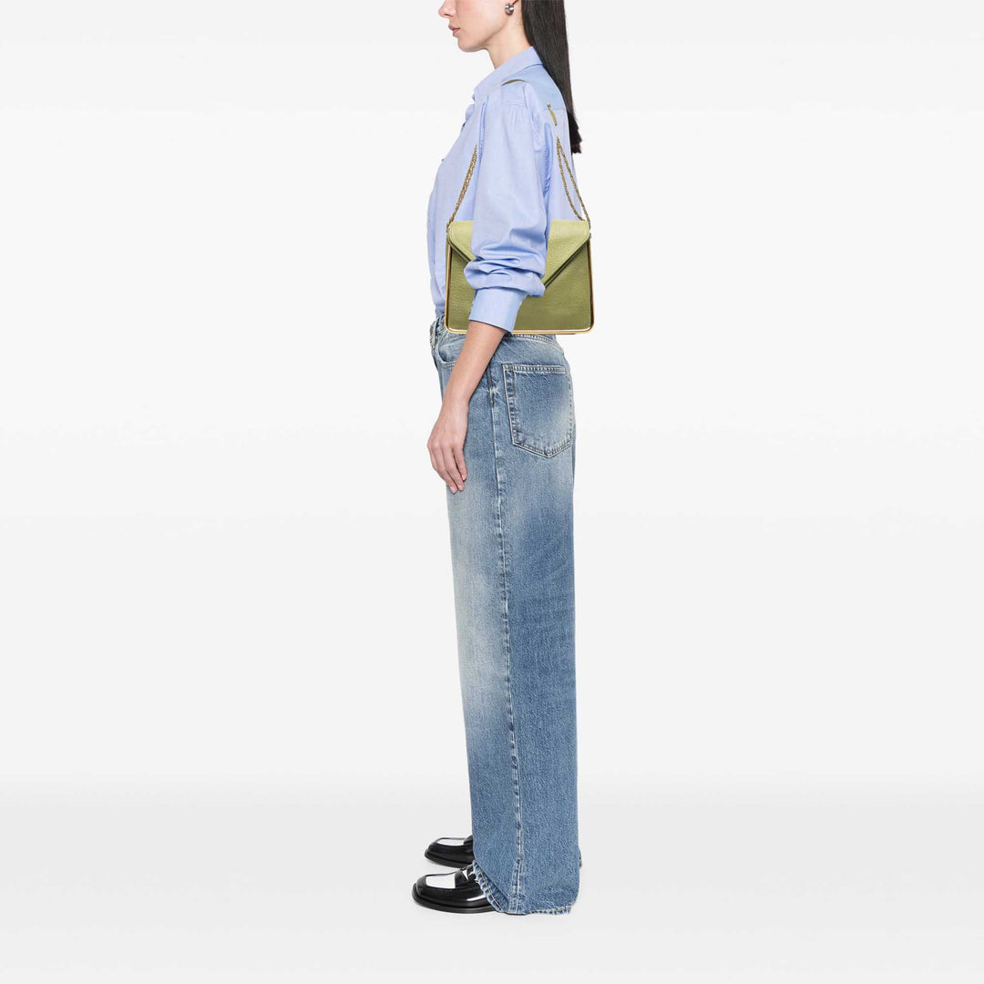 Pebbled Sally Sac Moyen Vert