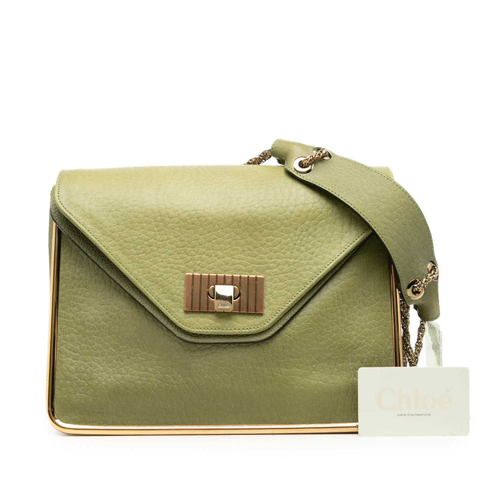 Pebbled Sally Sac Moyen Vert