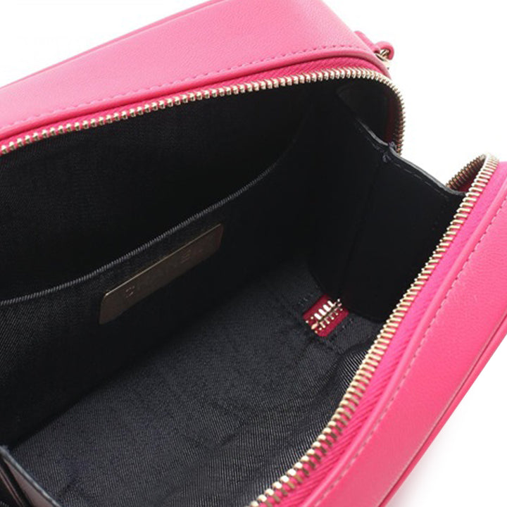 Lambskin CC Mania Camera Bag Pink - Gaby Paris