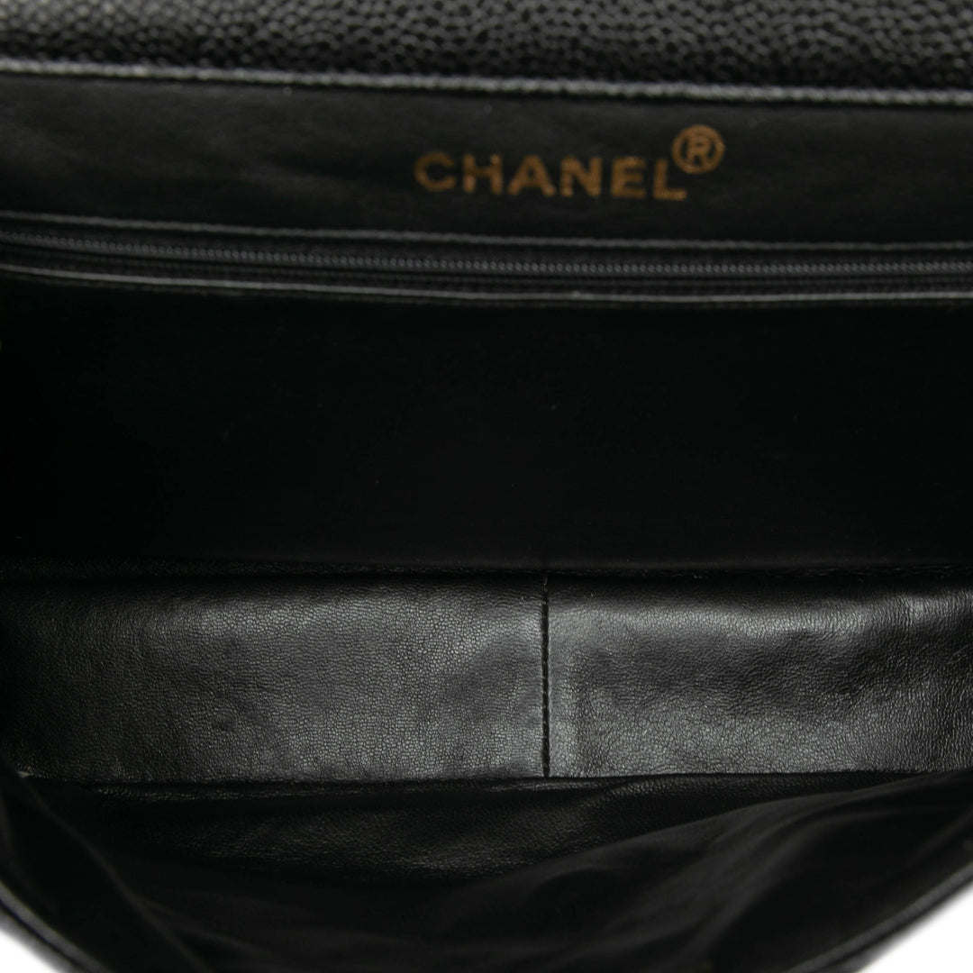 Chanel Jumbo Quilted Caviar Double Sided Flap Noir – GABY PARIS Authentique
