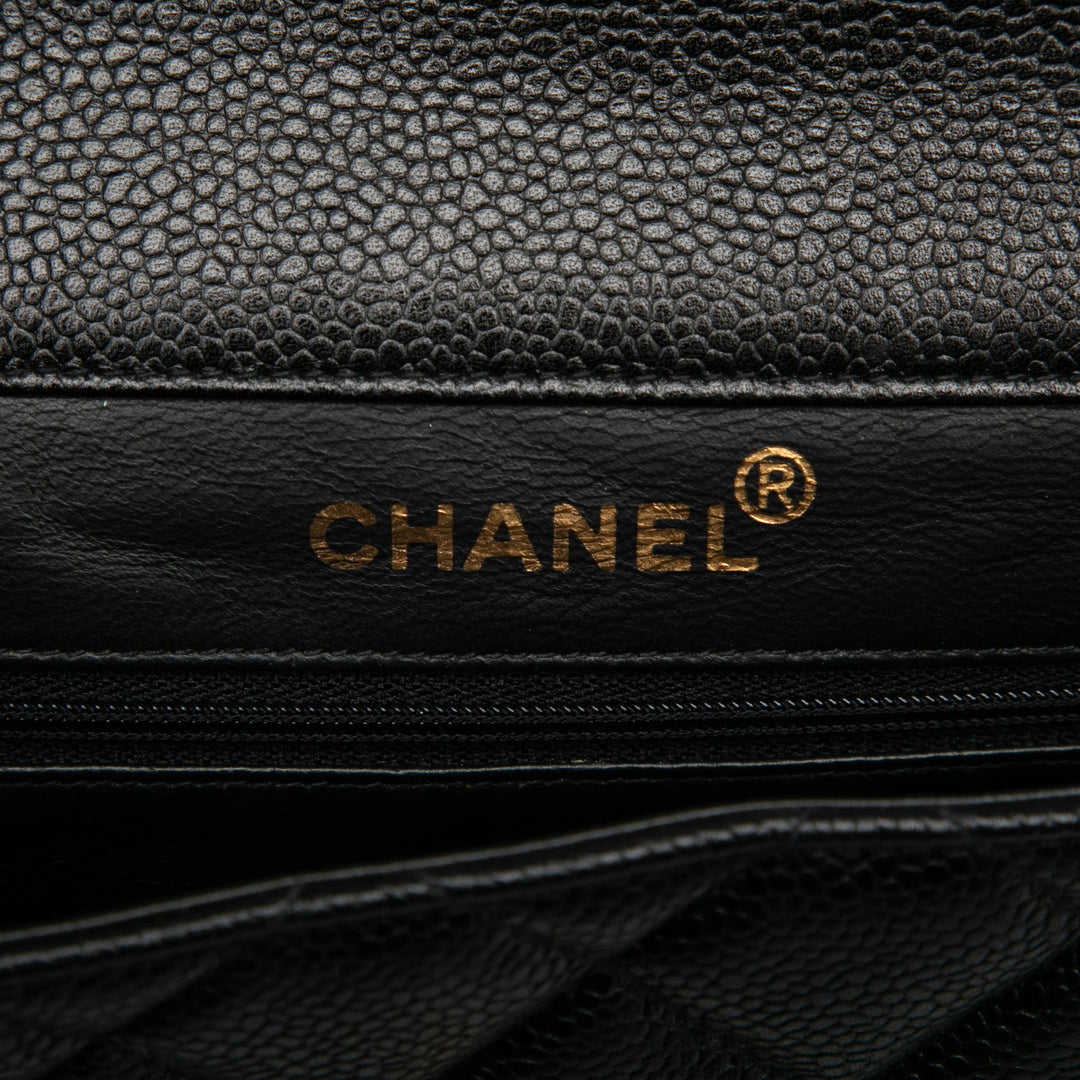 Chanel Jumbo Quilted Caviar Double Sided Flap Noir – GABY PARIS Authentique