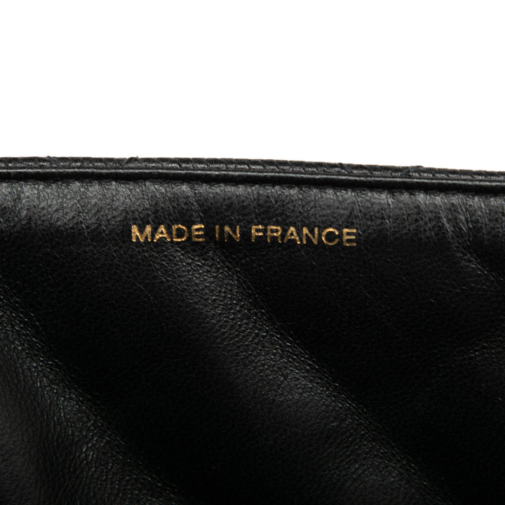 Chanel Jumbo Quilted Caviar Double Sided Flap Noir – GABY PARIS Authentique