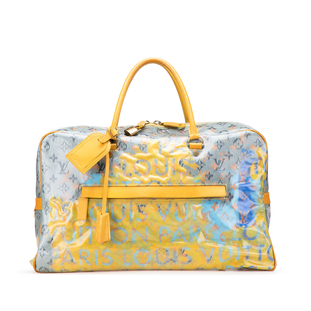 Monogram Pulp Line Weekender GM White - Gaby Paris