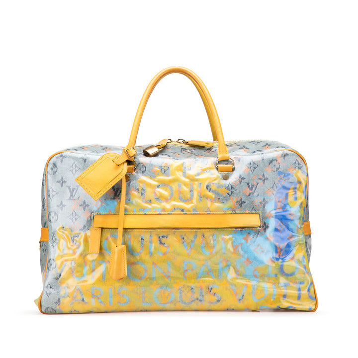 Monogram Pulp Line Weekender GM White - Gaby Paris
