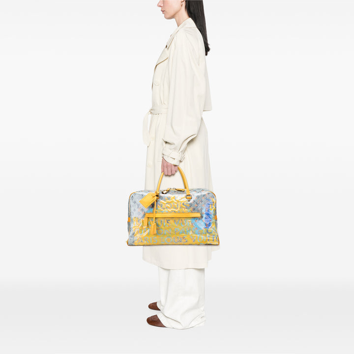 Monogram Pulp Line Weekender GM White - Gaby Paris