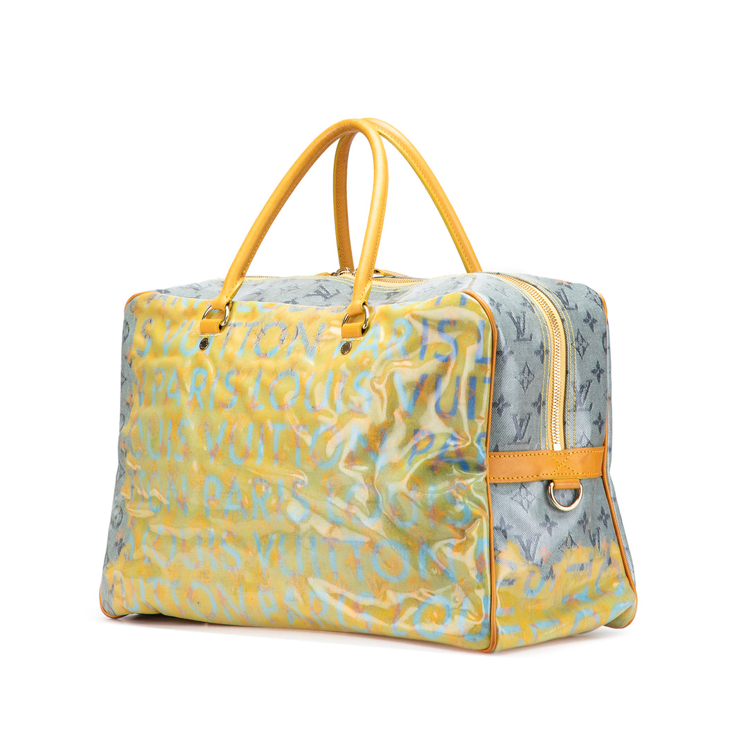 Monogram Pulp Line Weekender GM White - Gaby Paris