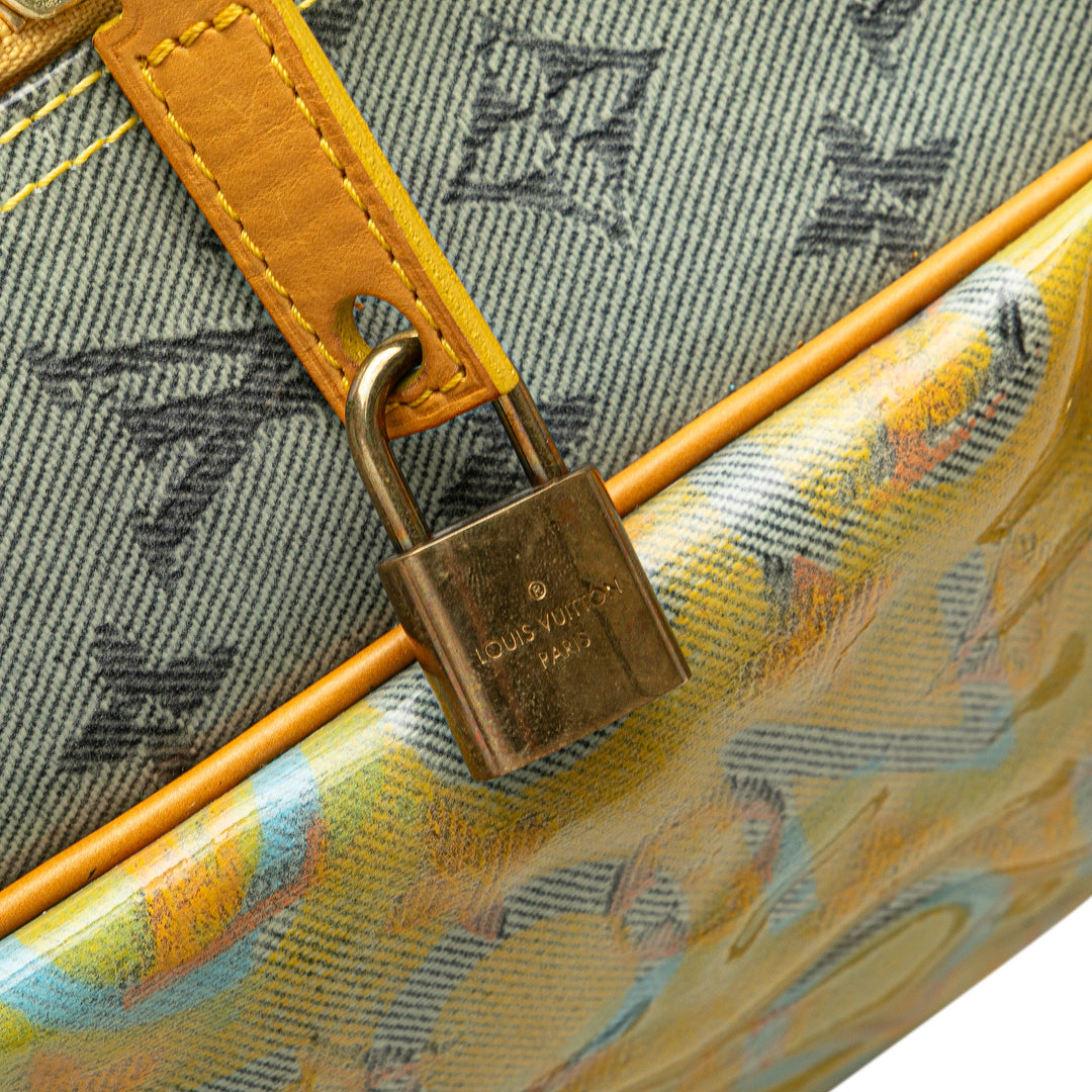 Monogram Pulp Line Weekender GM White - Gaby Paris