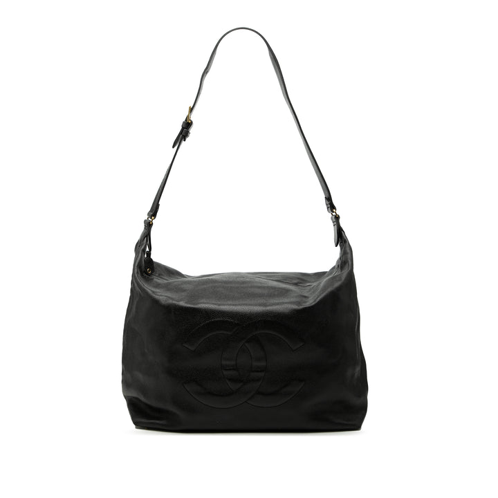 Chanel Large CC Caviar Hobo