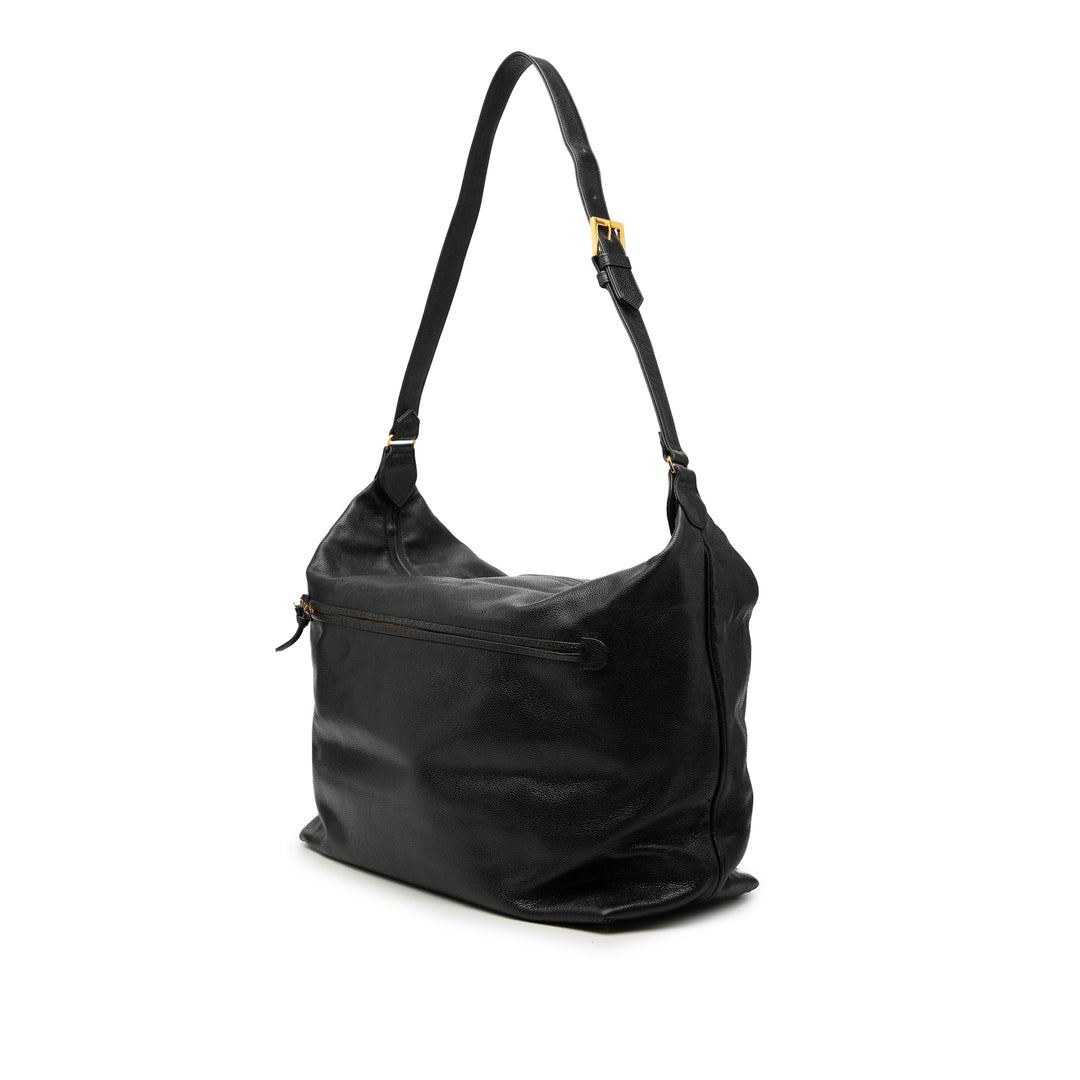Chanel Large CC Caviar Hobo