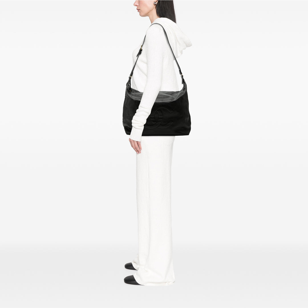 Chanel Large CC Caviar Hobo