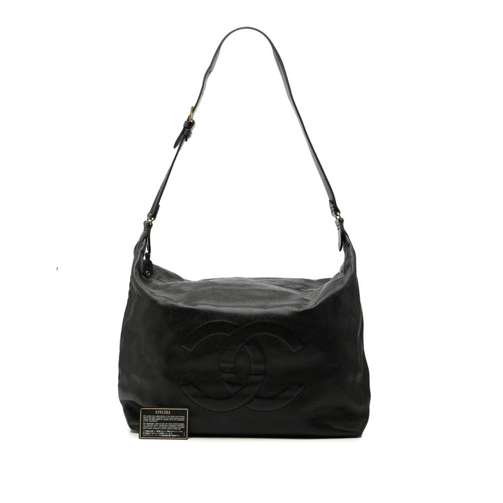 Chanel Large CC Caviar Hobo
