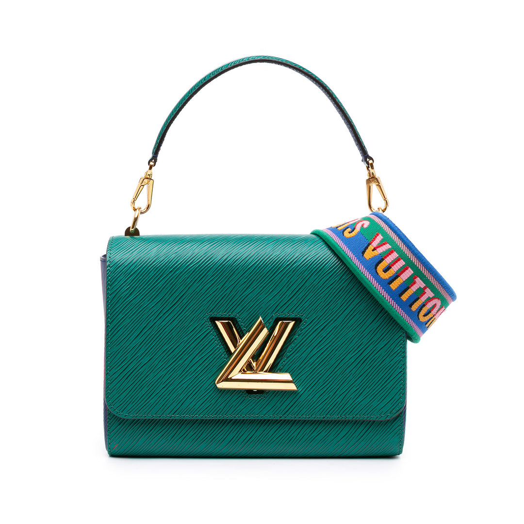 Louis Vuitton Bicolore Twist MM Épi Vert – vue principale – GABY PARIS