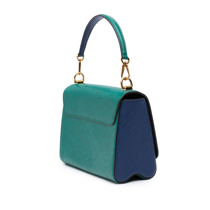 Louis Vuitton Bicolore Twist MM Épi Vert – vue 2 – GABY PARIS