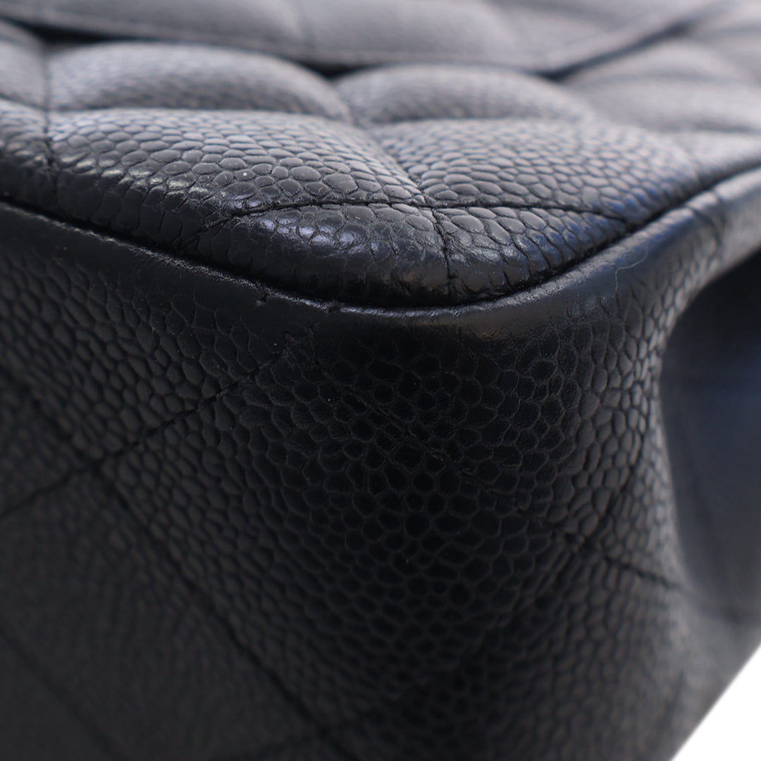 Chanel Jumbo Classic Caviar Double rabat