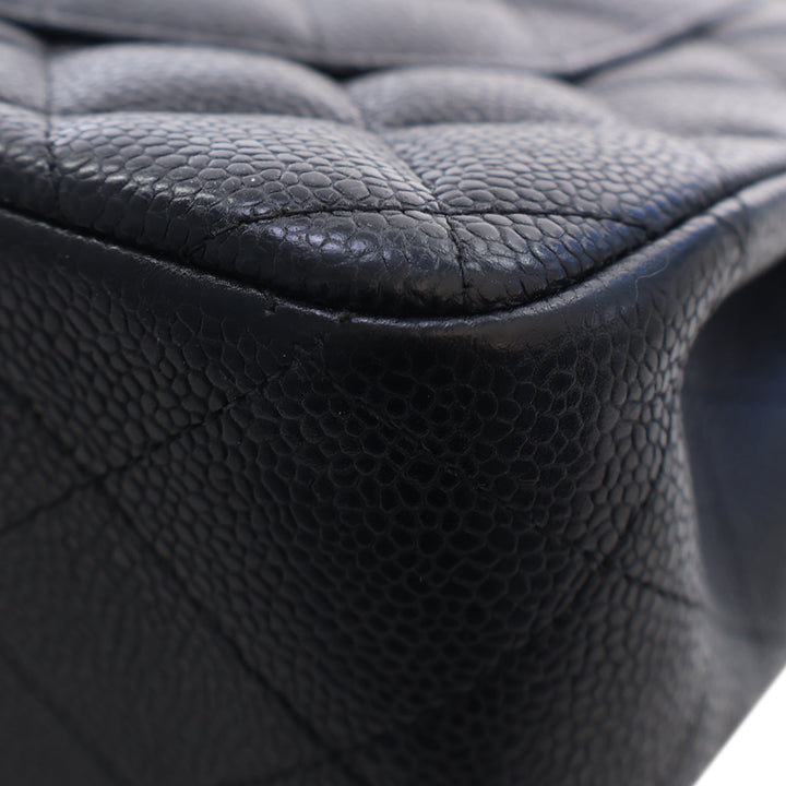 Chanel Jumbo Classic Caviar Double rabat