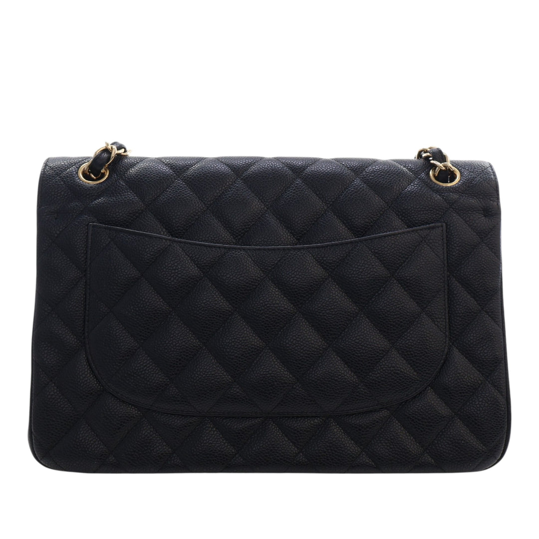Chanel Jumbo Classic Caviar Double rabat