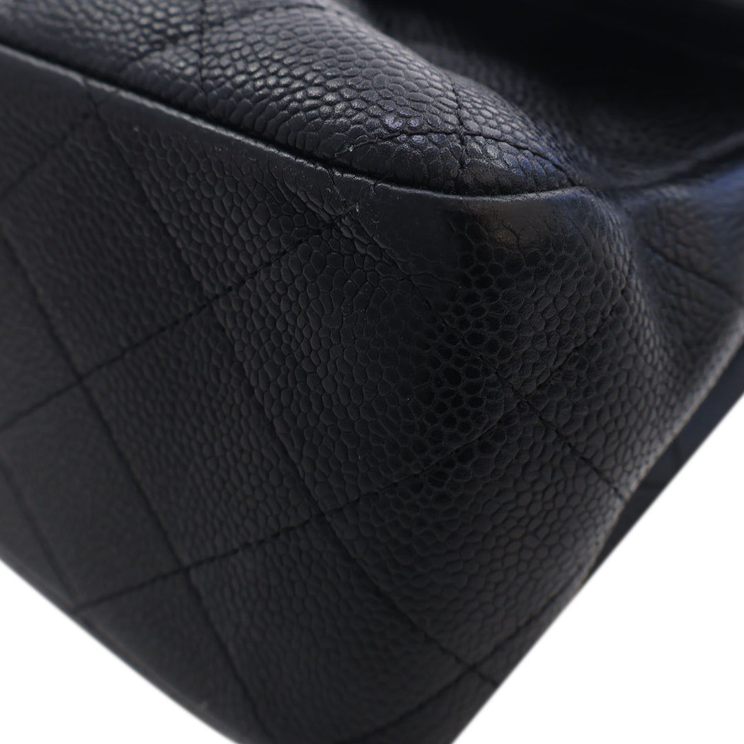 Chanel Jumbo Classic Caviar Double rabat