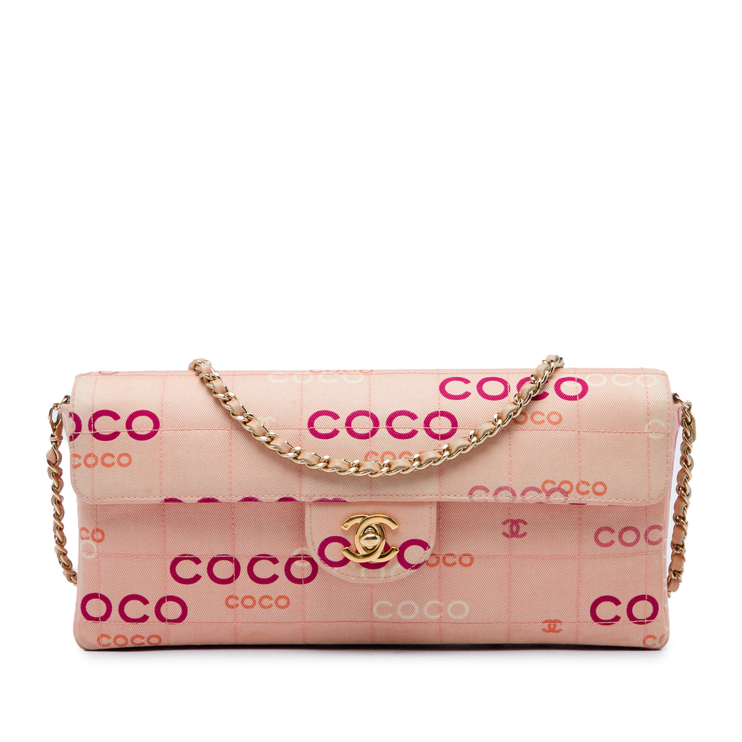 CC Chocolate Bar Logo East West à rabat Rose
