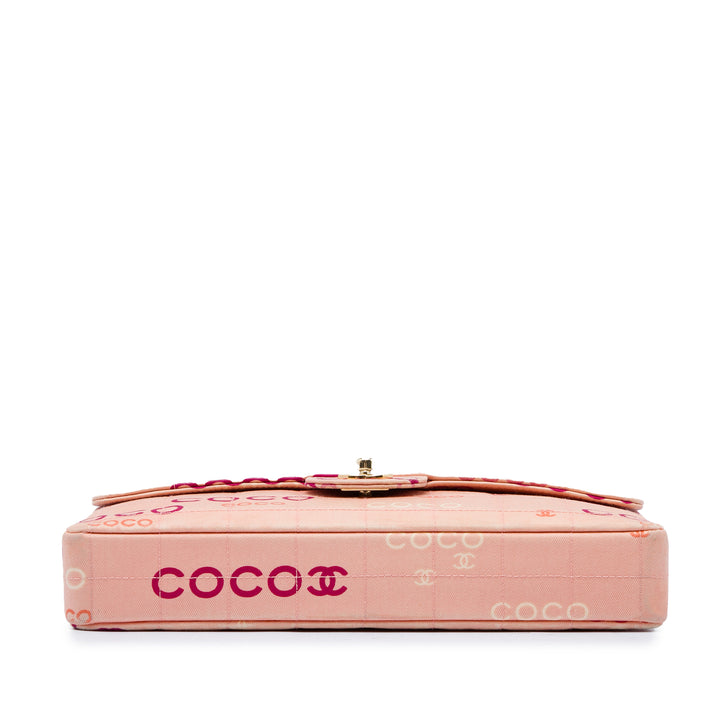 CC Chocolate Bar Logo East West à rabat Rose