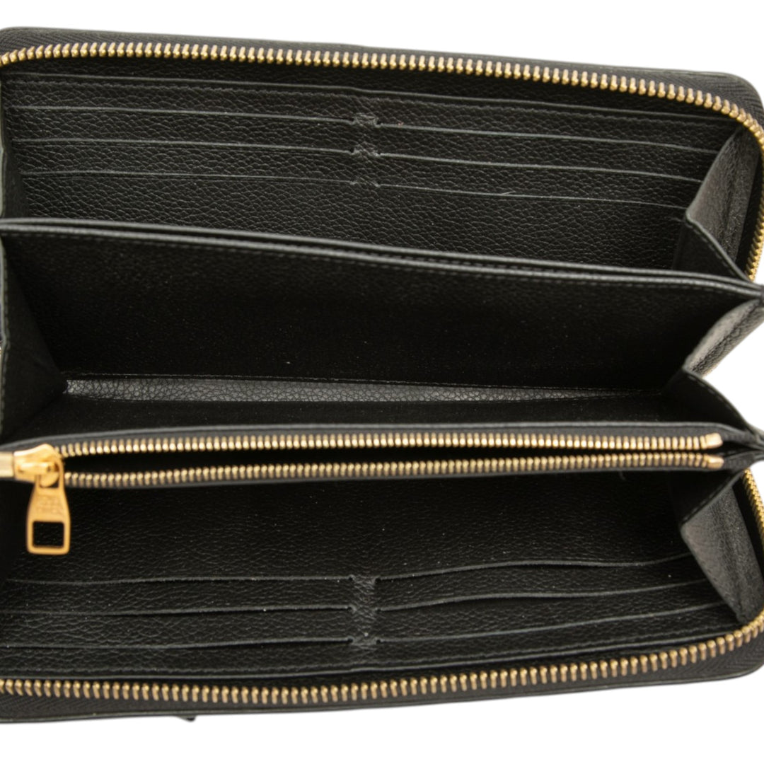 Zippy Portefeuille long Monogram Empreinte Noir