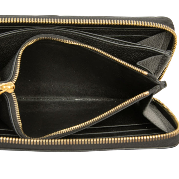 Zippy Portefeuille long Monogram Empreinte Noir