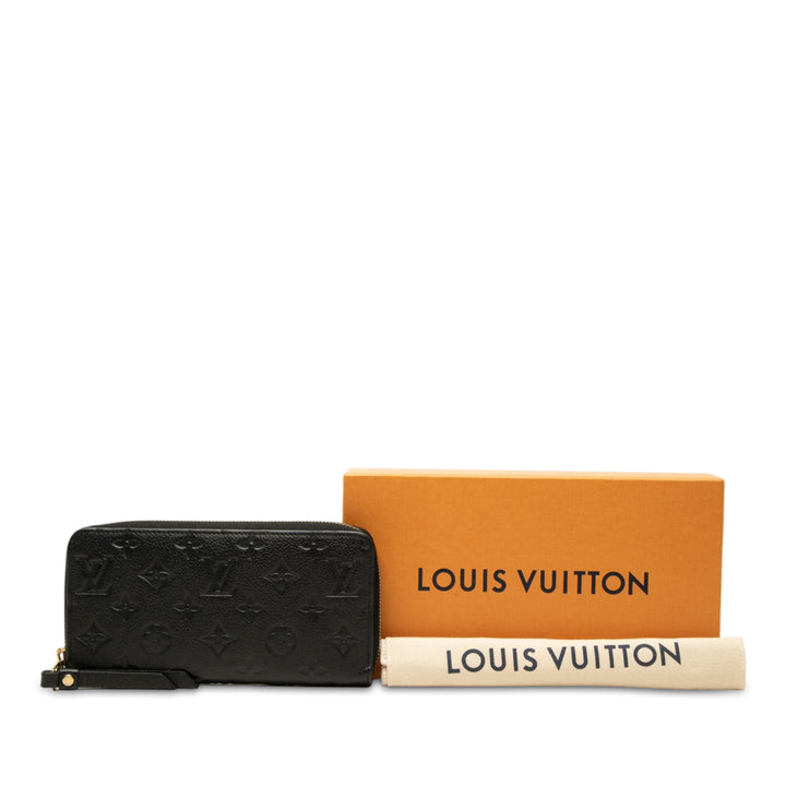 Zippy Portefeuille long Monogram Empreinte Noir