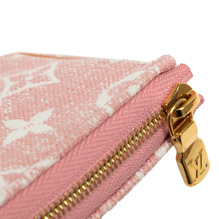 Louis Vuitton Micro Monogram Jacquard Denim Pochette Accessoires Pink - GABY PARIS