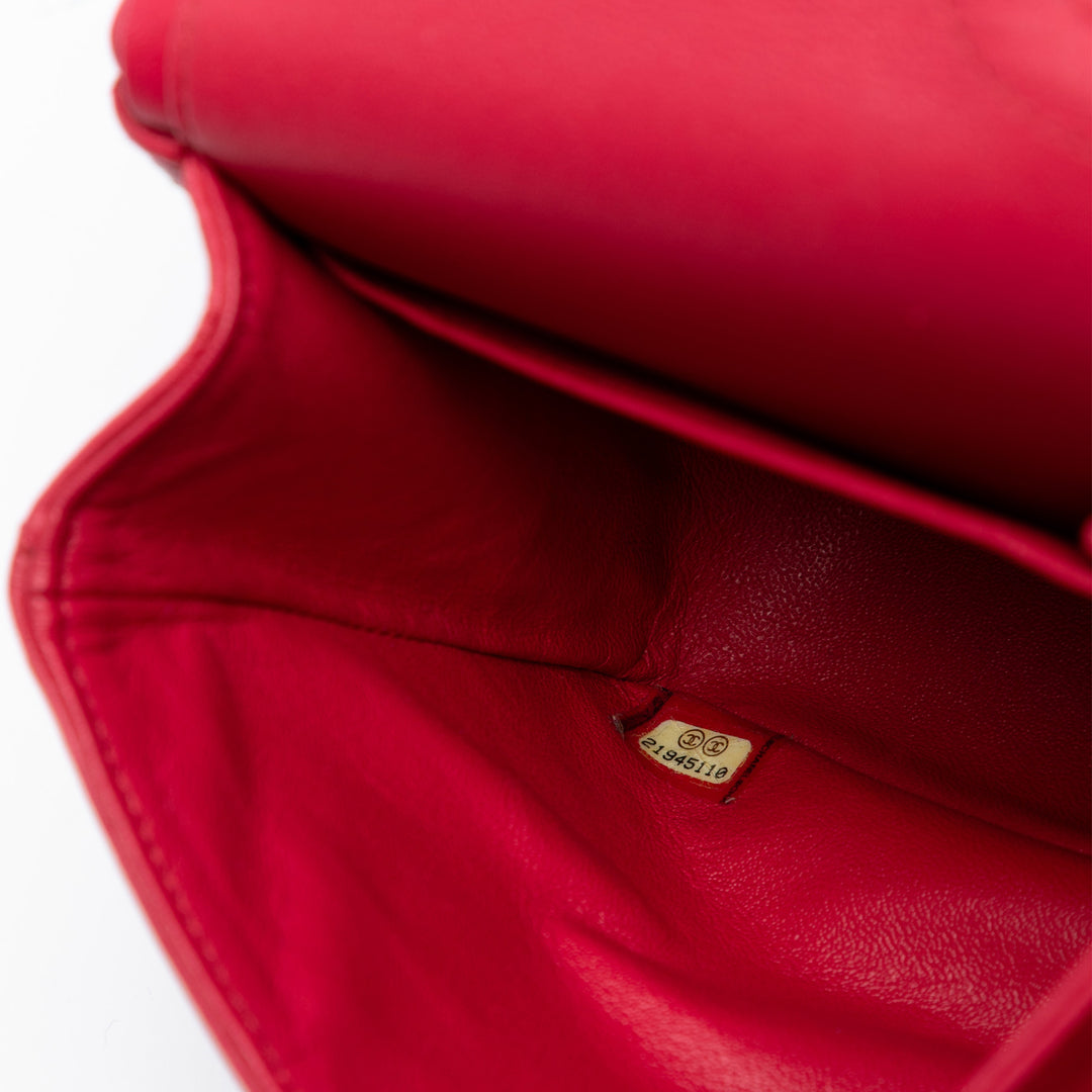 Chanel Medium Classic Cuir d’agneau Double rabat