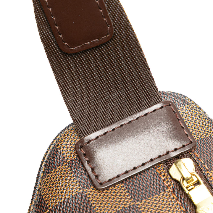 Damier Ebene Melville Belt Bum Bag Brown - Gaby Paris