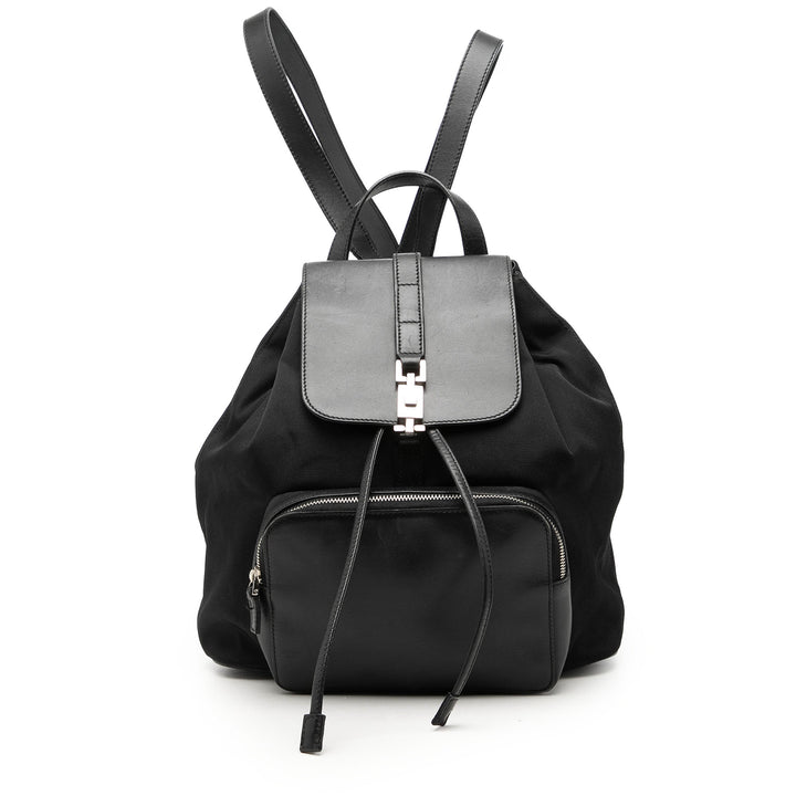 Gucci Jackie Sac à dos à cordon Toile