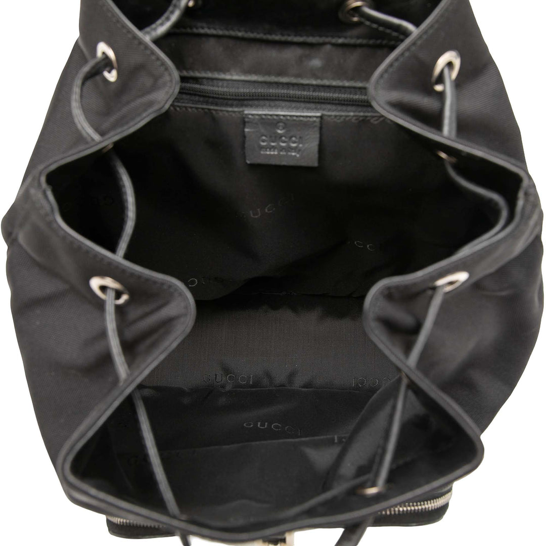 Gucci Jackie Sac à dos à cordon Toile