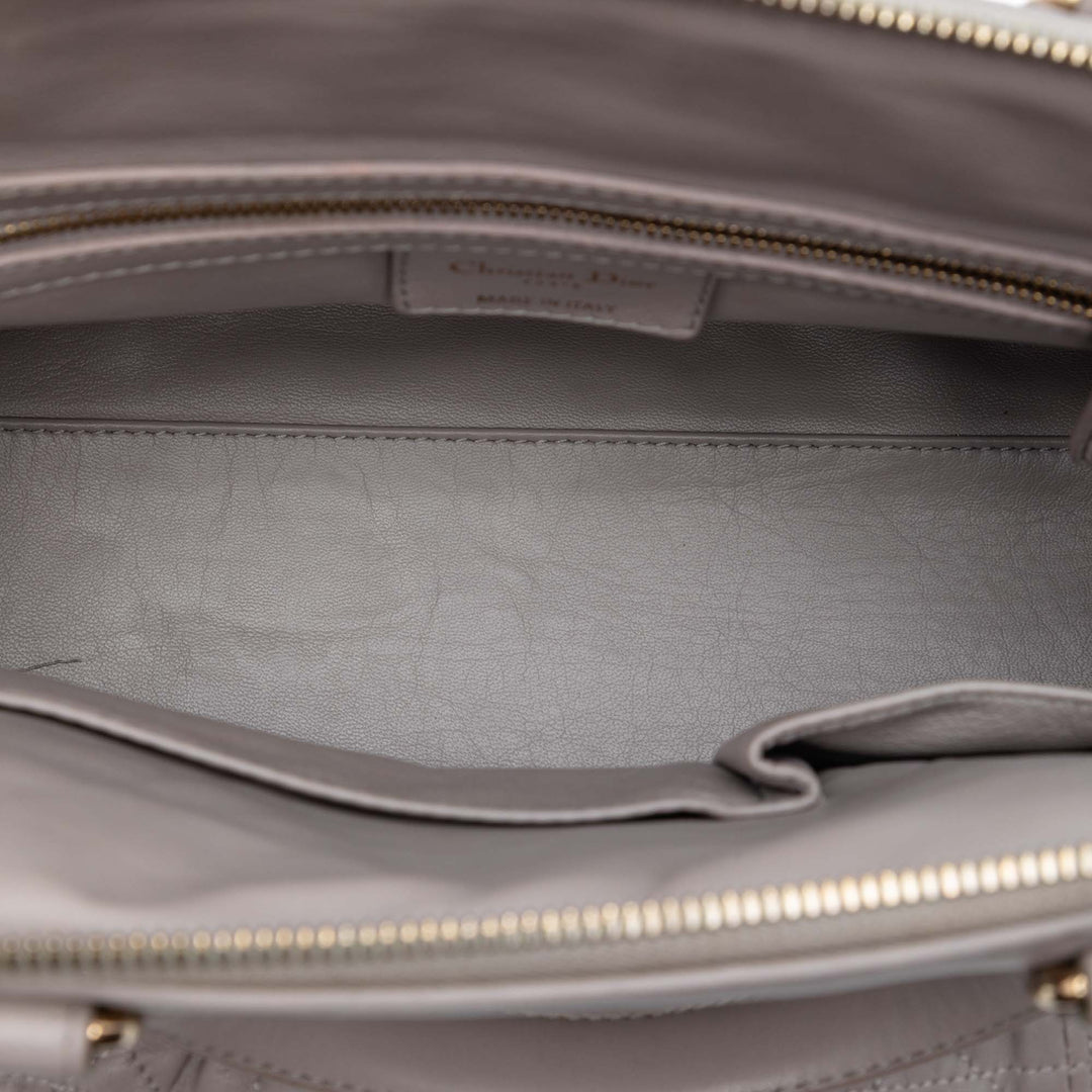 Dior Cuir d’agneau Gaufre Cannage Delices Frame Sac