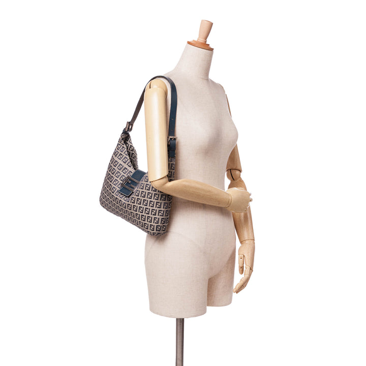 Zucchino Canvas Shoulder Bag Gray - Gaby Paris