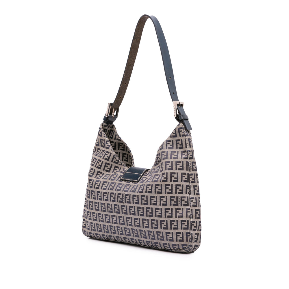 Zucchino Canvas Shoulder Bag Gray - Gaby Paris