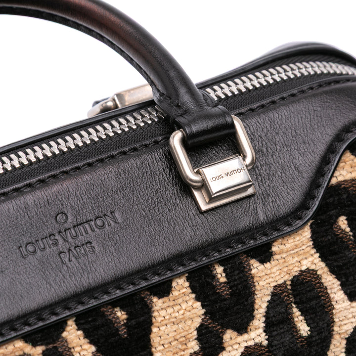 Louis Vuitton Stephen Sprouse Chenille Leopard Baby Bag Marron