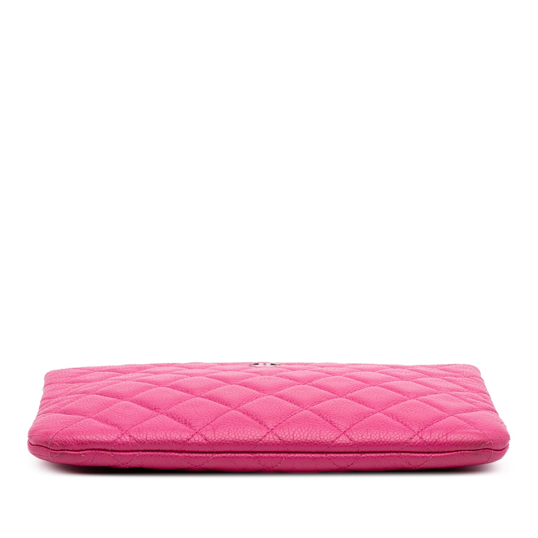 Chanel Small Matelassé Caviar O Étui Pochette