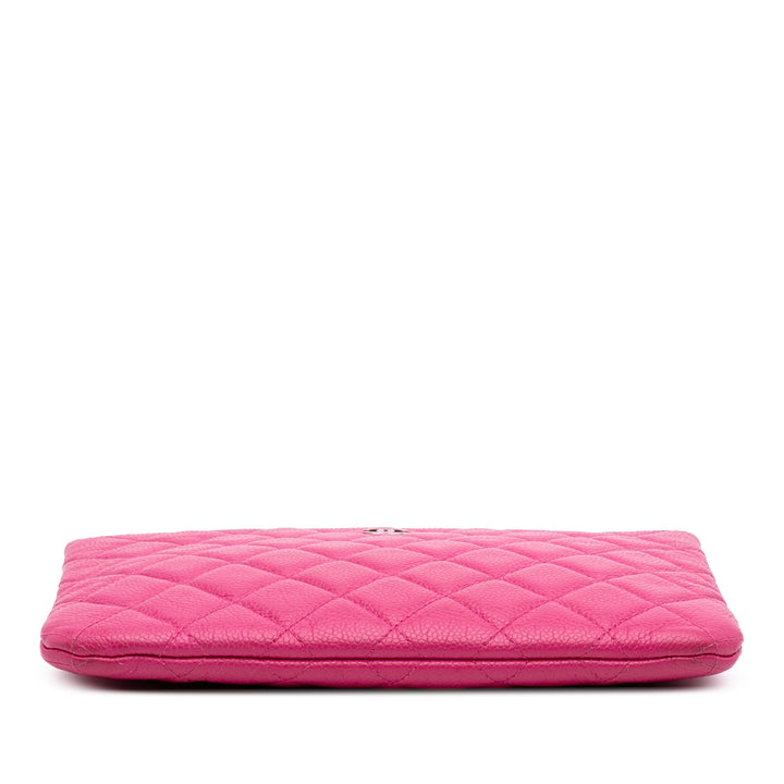 Chanel Small Matelassé Caviar O Étui Pochette