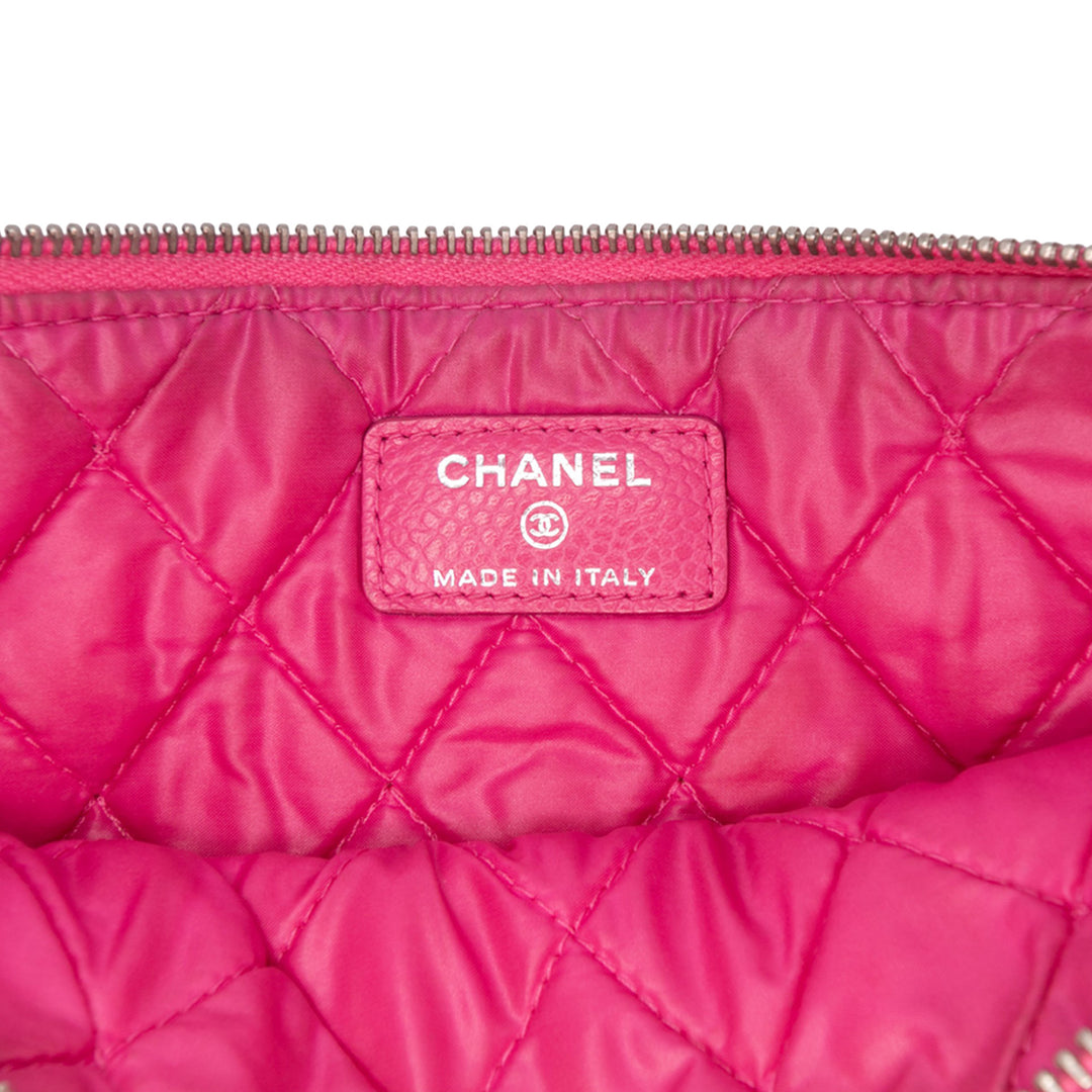 Chanel Small Matelassé Caviar O Étui Pochette