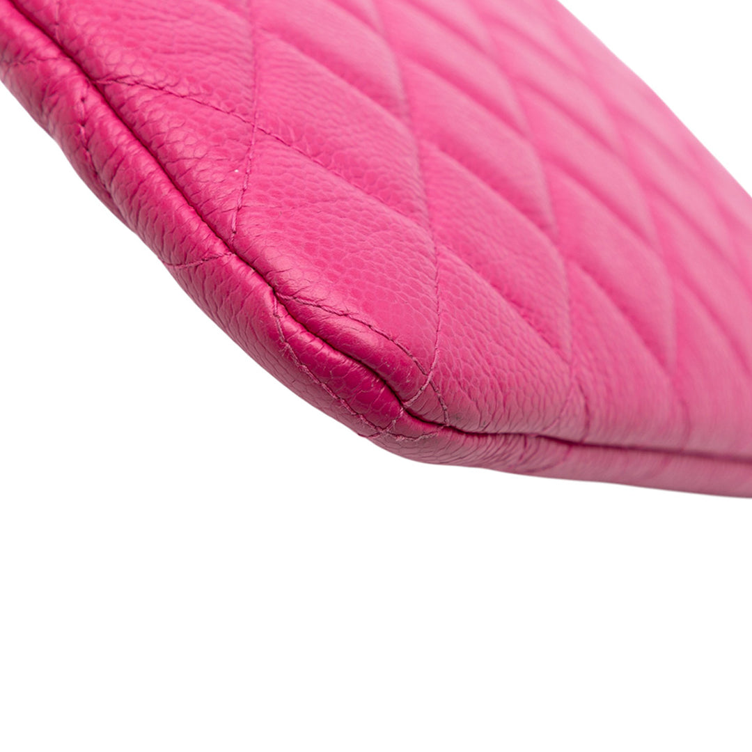 Chanel Small Matelassé Caviar O Étui Pochette