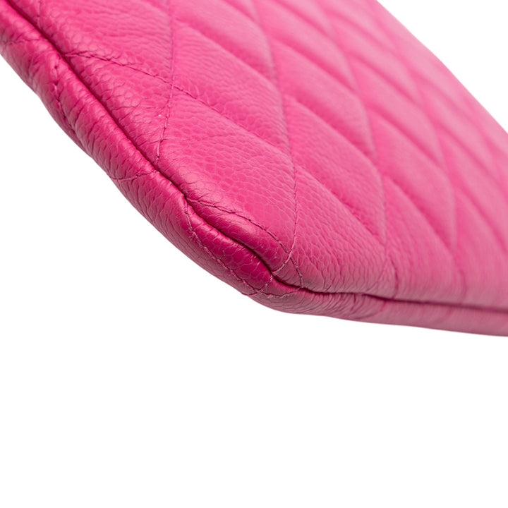 Chanel Small Matelassé Caviar O Étui Pochette