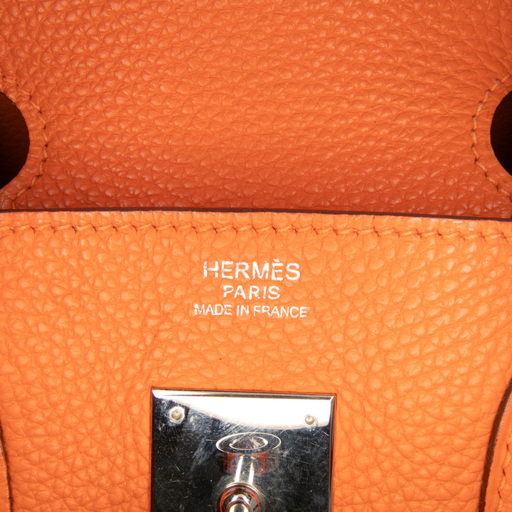 Togo Birkin Retourne 30 Orange - Gaby Paris