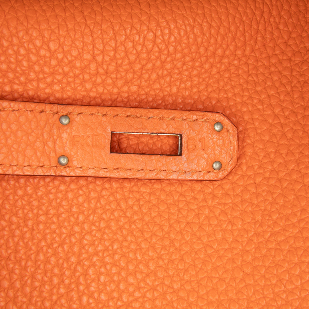 Togo Birkin Retourne 30 Orange - Gaby Paris
